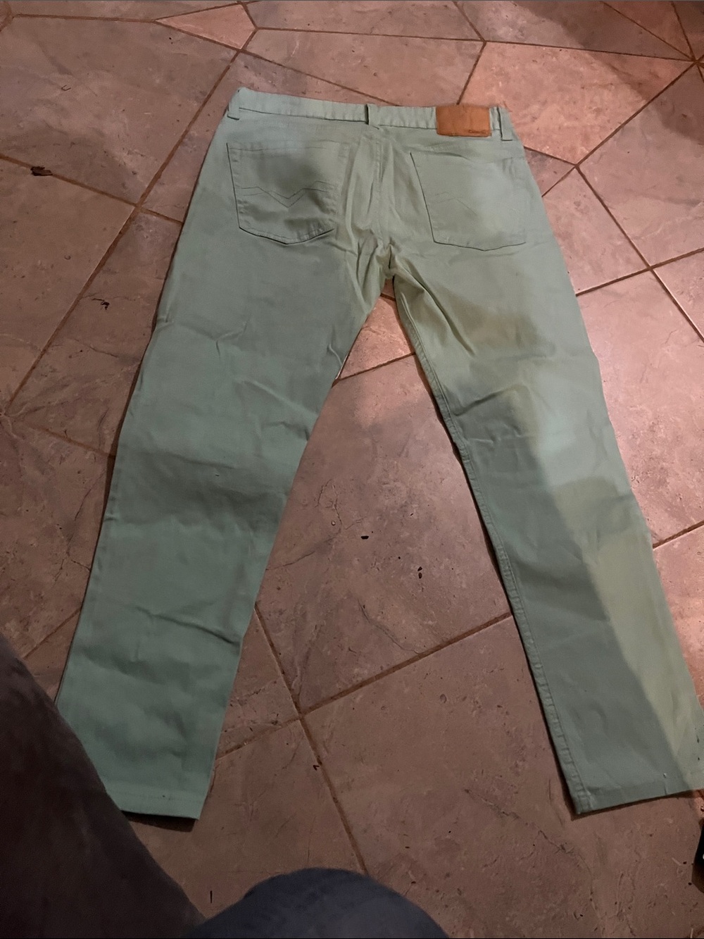 Carbon Slim-Straight Men's Jeans in Mint